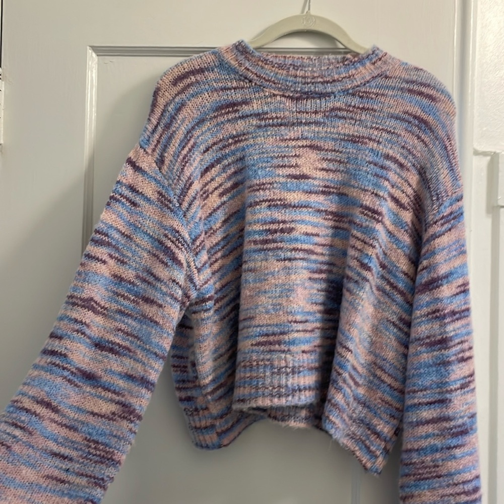 Cute pink and purple sweater